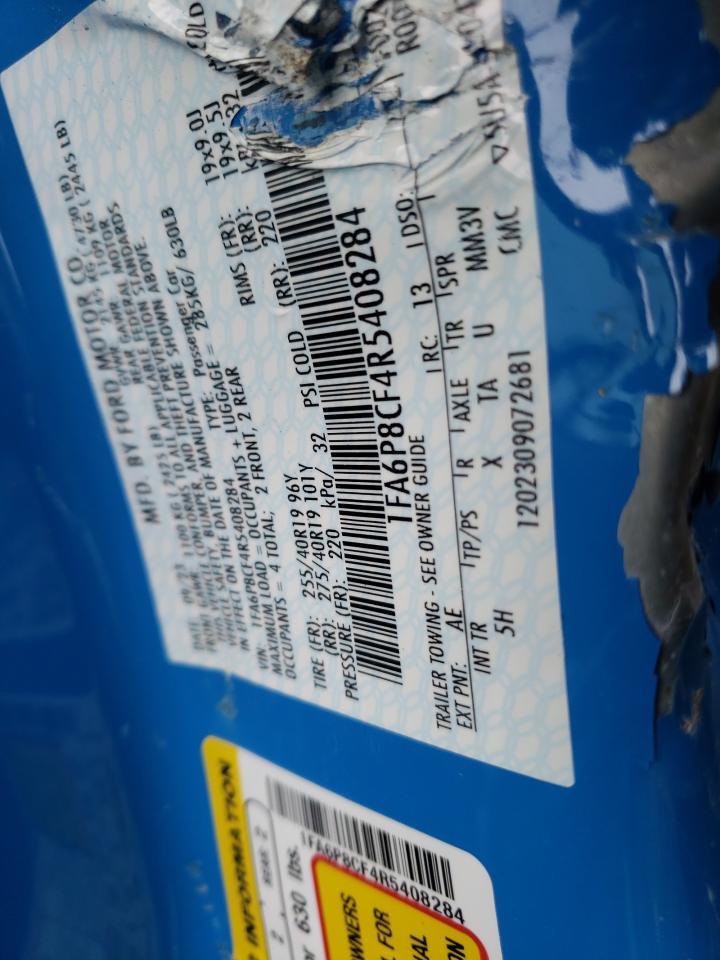 2024 Ford Mustang 1FA6P8CF4R5408284